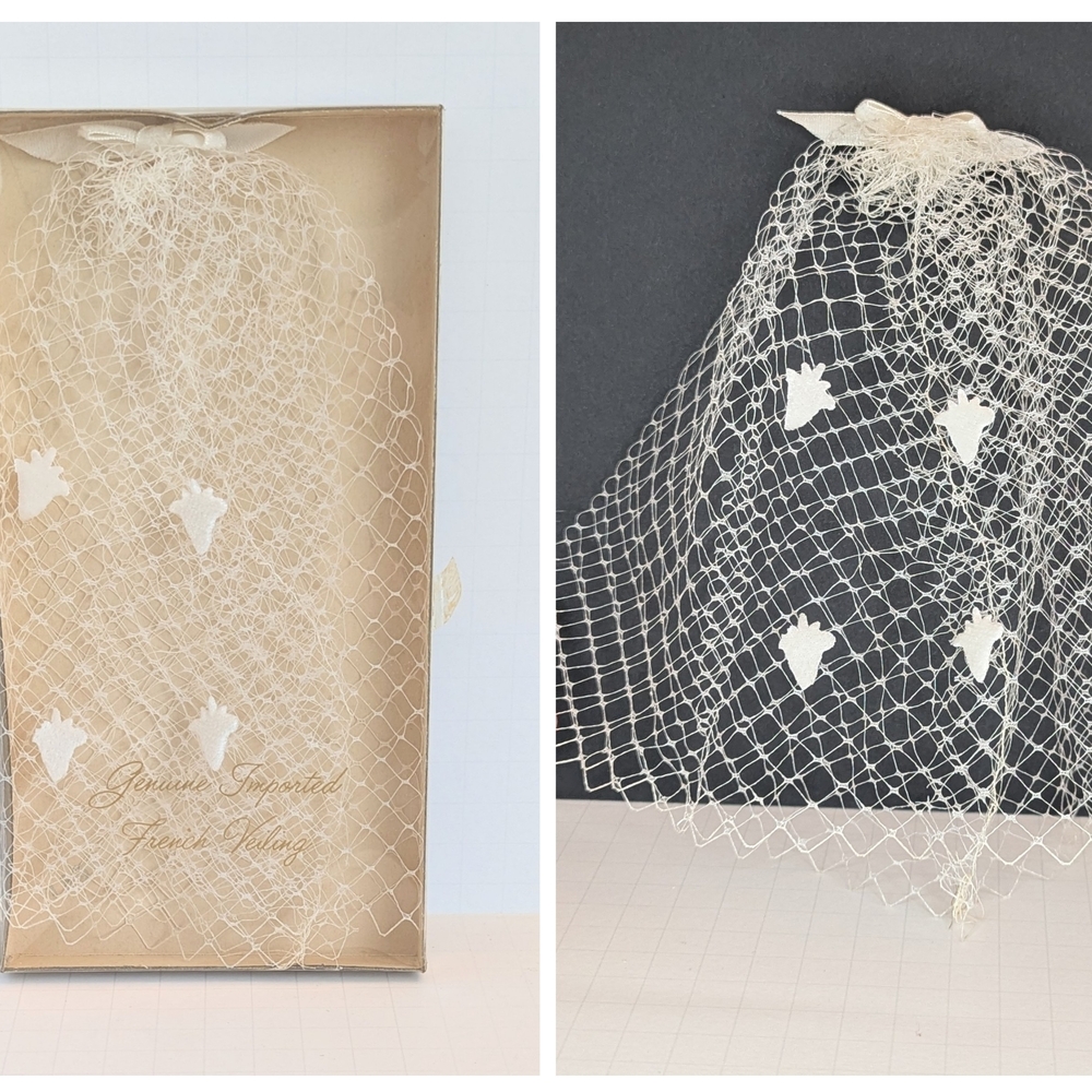 Vintage Veil with Floral Accents